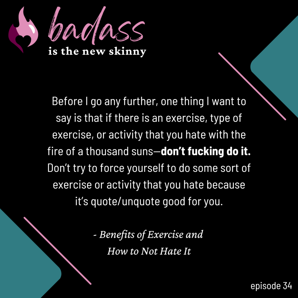 034 | Benefits of Exercise and How to Not Hate It